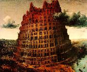 BRUEGEL, Pieter the Elder The  Little  Tower of Babel USA oil painting artist